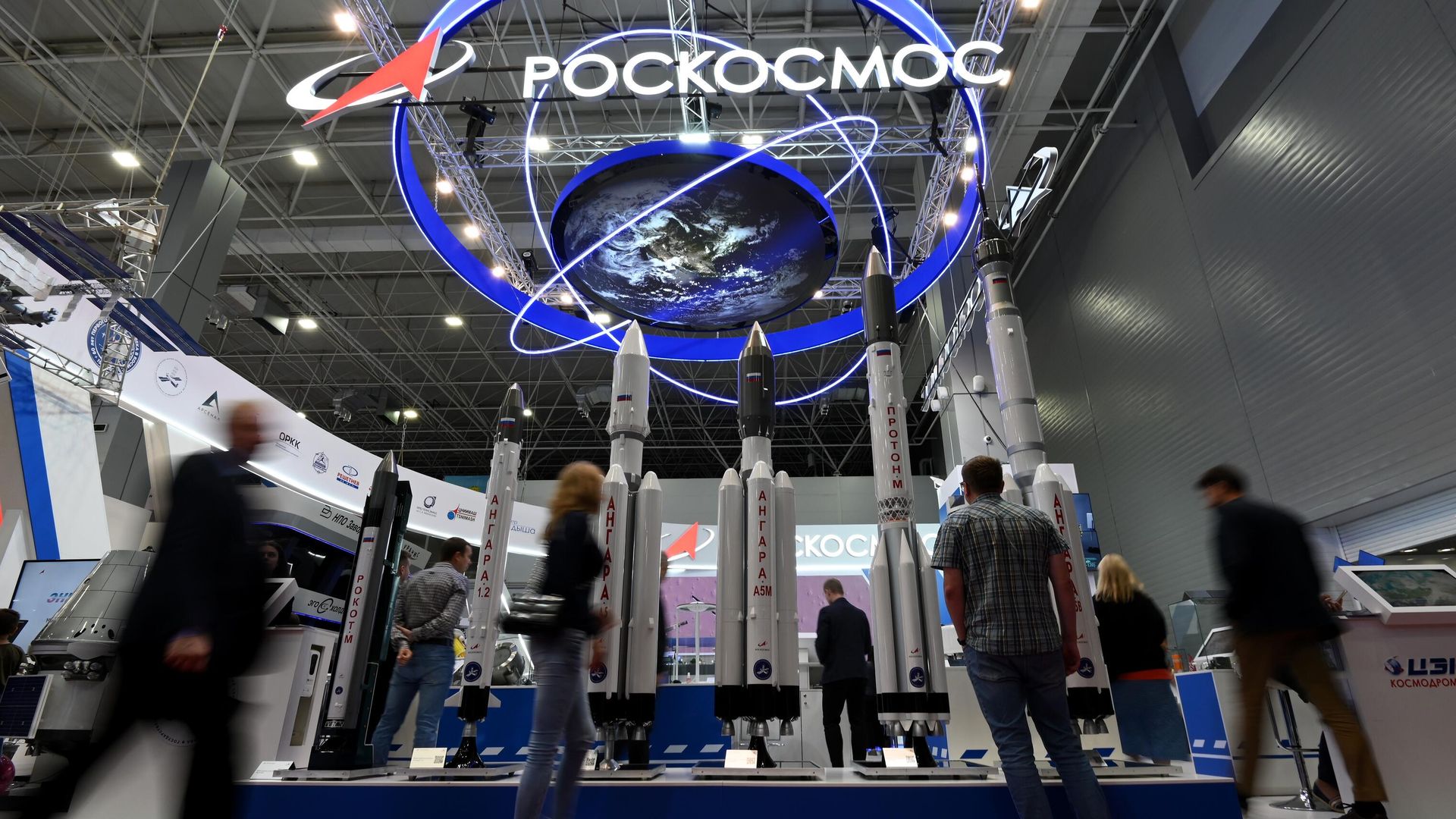 Стенд госкорпорации Роскосмос Стенд госкорпорации Роскосмос - РИА Новости, 1920, 02.04.2022