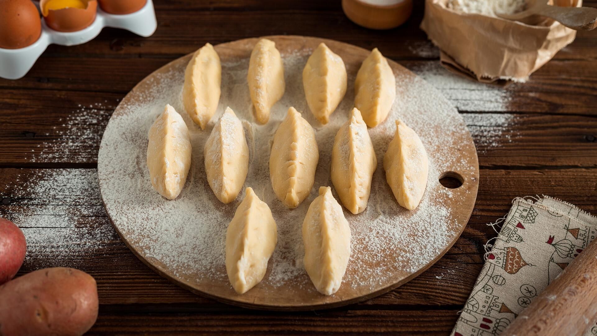 Вареники с картофелем Вареники с картофелем - РИА Новости, 1920, 15.09.2022