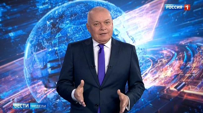 Ведущий программы Вести недели на канале Россия Дмитрий Киселев Ведущий программы Вести недели на канале Россия Дмитрий Киселев