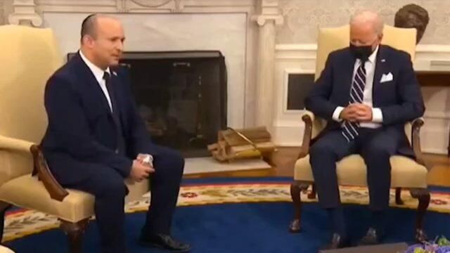 Байден на встрече с премьер-министром Израиля Байден на встрече с премьер-министром Израиля - РИА Новости, 1920, 29.08.2021
