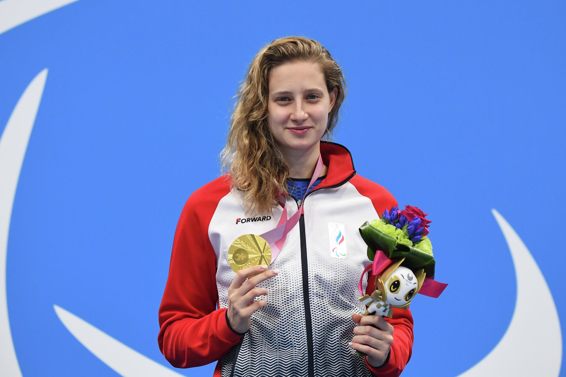 Валерия Шабалина, завоевавшая золотую медаль в плавании на 200 метров комплексом среди женщин в классе SM14 на XVI летних Паралимпийских играх Валерия Шабалина, завоевавшая золотую медаль в плавании на 200 метров комплексом среди женщин в классе SM14 на XVI летних Паралимпийских играх - РИА Новости, 1920, 05.09.2021