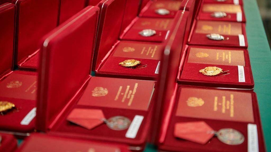 Вручение государственных наград Вручение государственных наград - РИА Новости, 1920, 21.03.2026