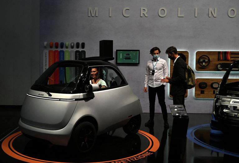 Электромобиль Microlino 2.0 на Международном Мюнхенском автосалоне Электромобиль Microlino 2.0 на Международном Мюнхенском автосалоне