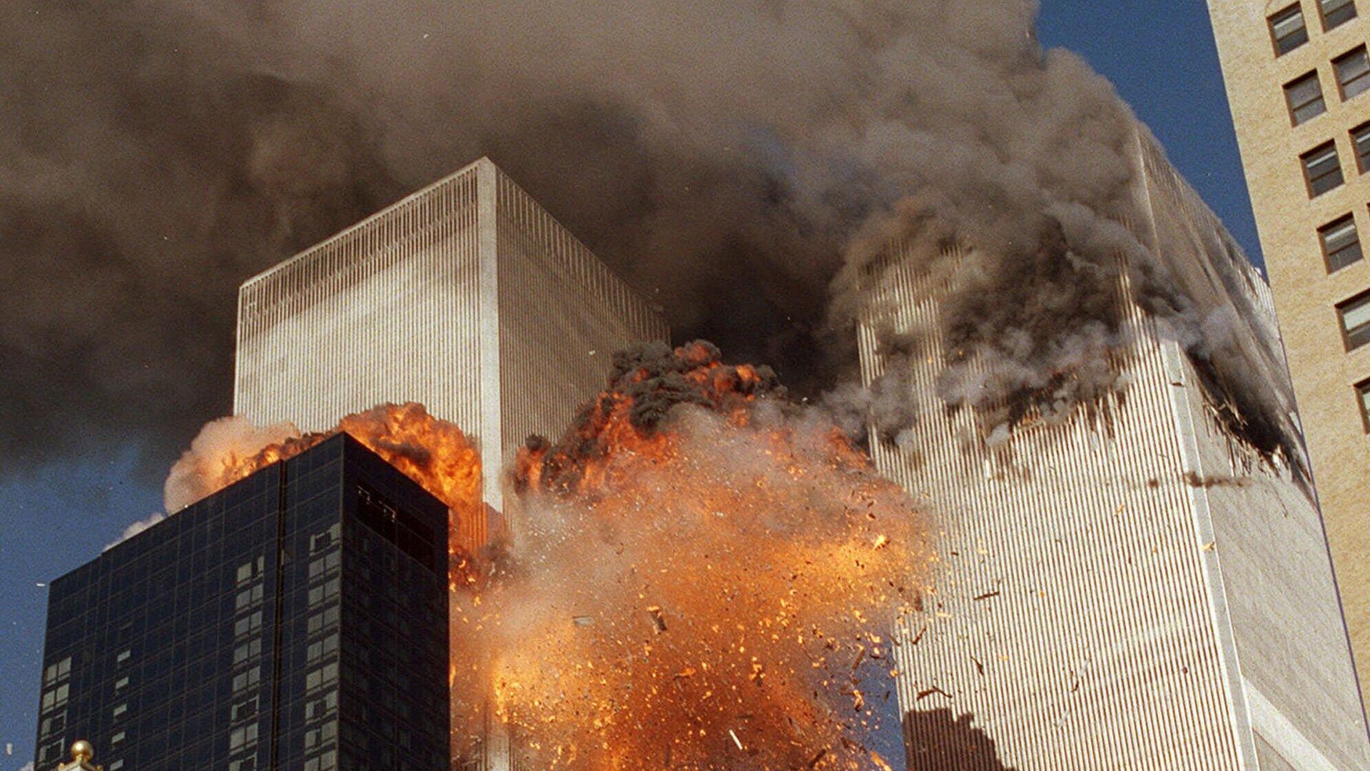 Теракт 11 сентября 2001 года в Нью-Йорке Теракт 11 сентября 2001 года в Нью-Йорке - РИА Новости, 1920, 11.09.2021