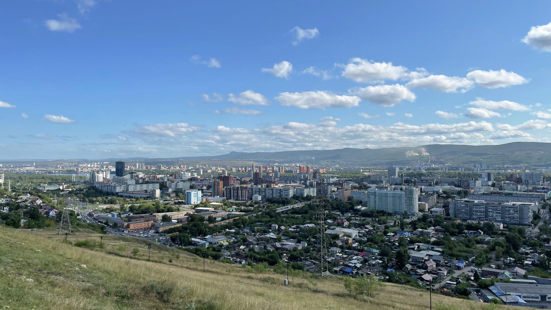Вид на Красноярск с Караульной горы - РИА Новости, 1920, 21.09.2021