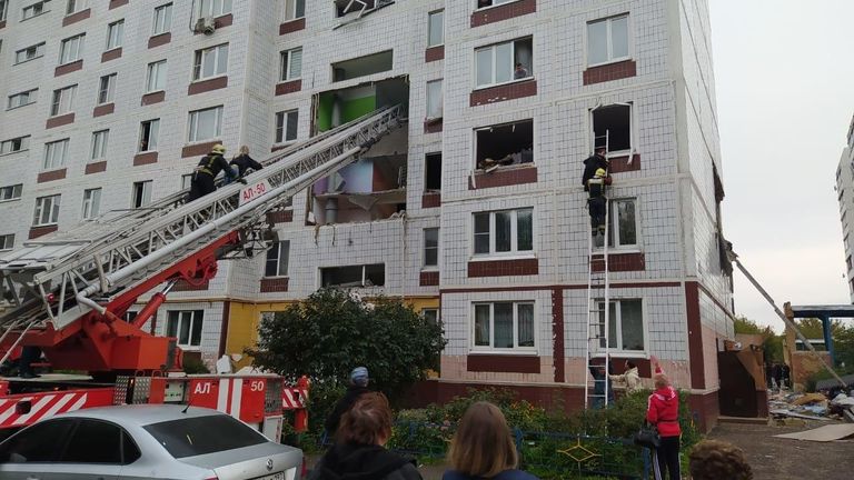 Многоквартирный жилой дом в Ногинске разрушенный в результате взрыва бытового газа Многоквартирный жилой дом в Ногинске разрушенный в результате взрыва бытового газа