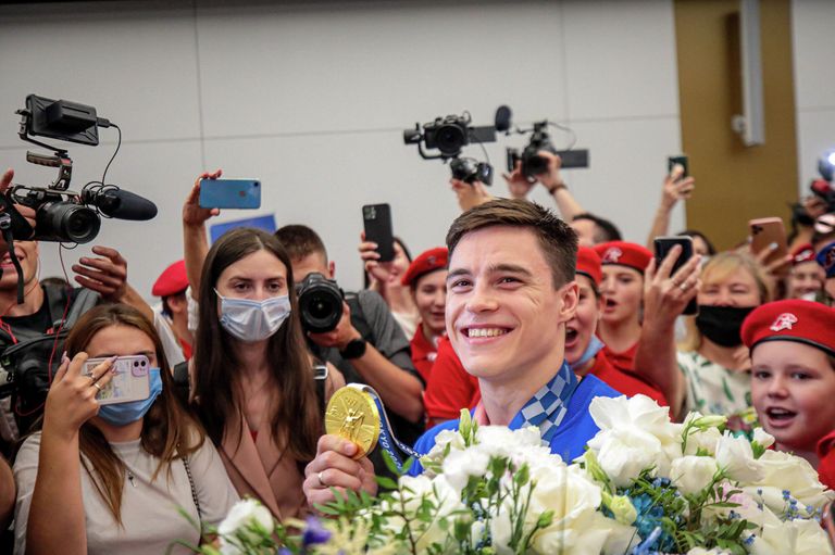 Встреча олимпийских чемпионов. Автор Денис Давыдов. Номинация Приз прессы Встреча олимпийских чемпионов. Автор Денис Давыдов. Номинация Приз прессы
