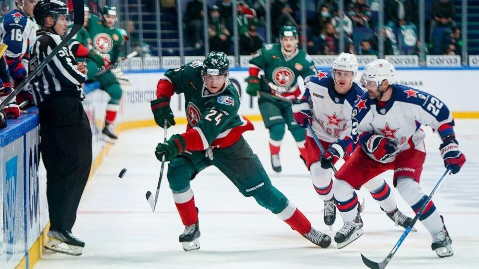 Ак Барс - ЦСКА в матче регулярного чемпионата КХЛ Ак Барс - ЦСКА в матче регулярного чемпионата КХЛ - РИА Новости, 1920, 08.09.2021