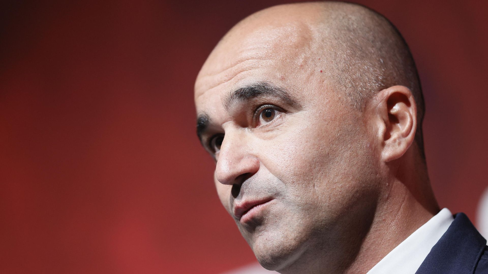 Belgium's head coach Roberto Martinez addresses a press conference of the Belgian national soccer team Red Devils on August 26, 2021 in Tubize. (Photo by BRUNO FAHY / various sources / AFP) / Belgium OUT - РИА Новости, 1920, 09.09.2021