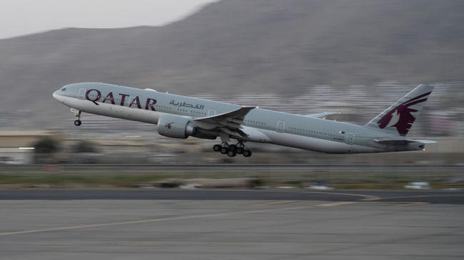 Самолет авиакомпании Qatar Airways