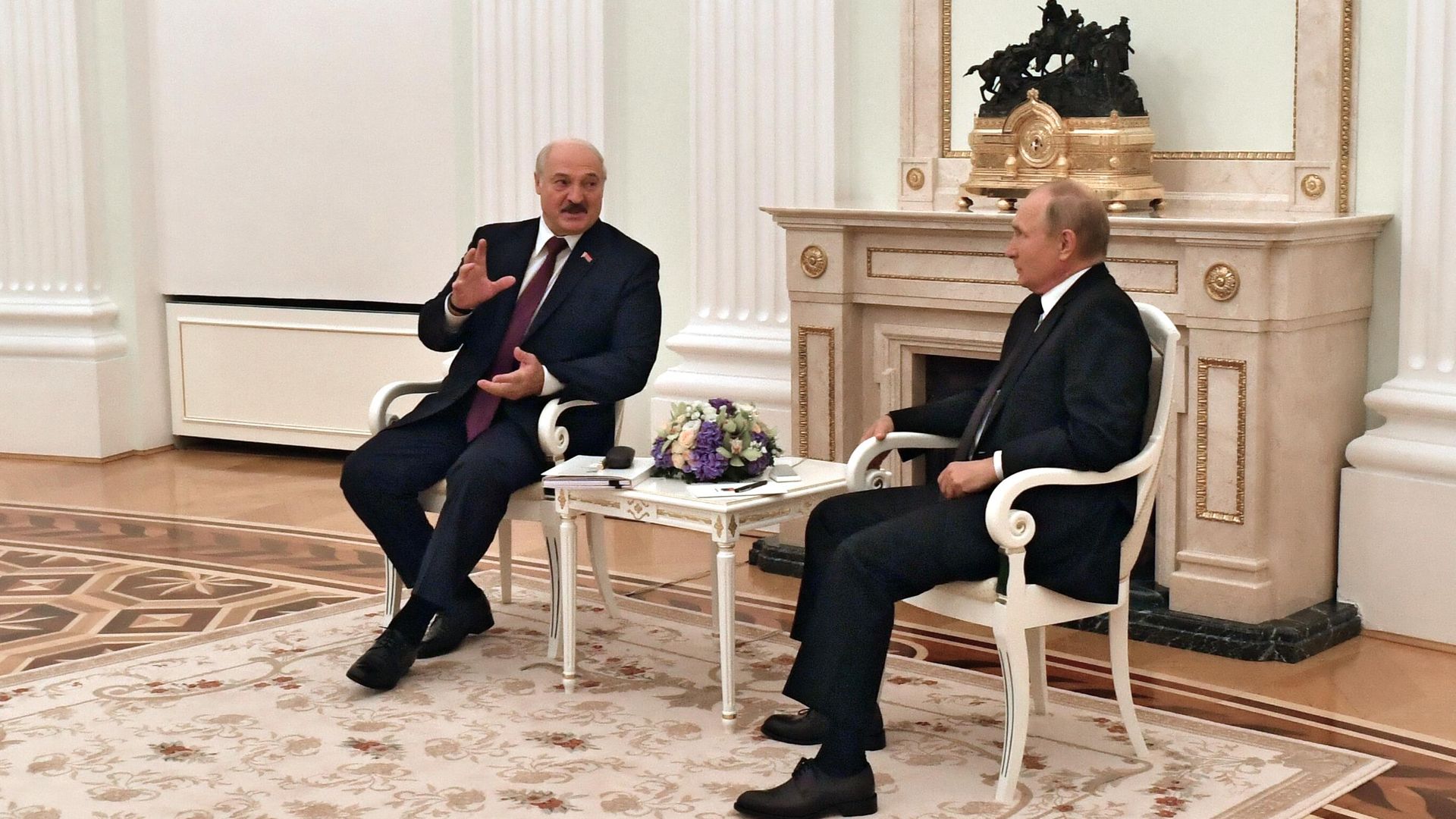 Президент России Владимир Путин и президент Белоруссии Александр Лукашенко - РИА Новости, 1920, 11.03.2022
