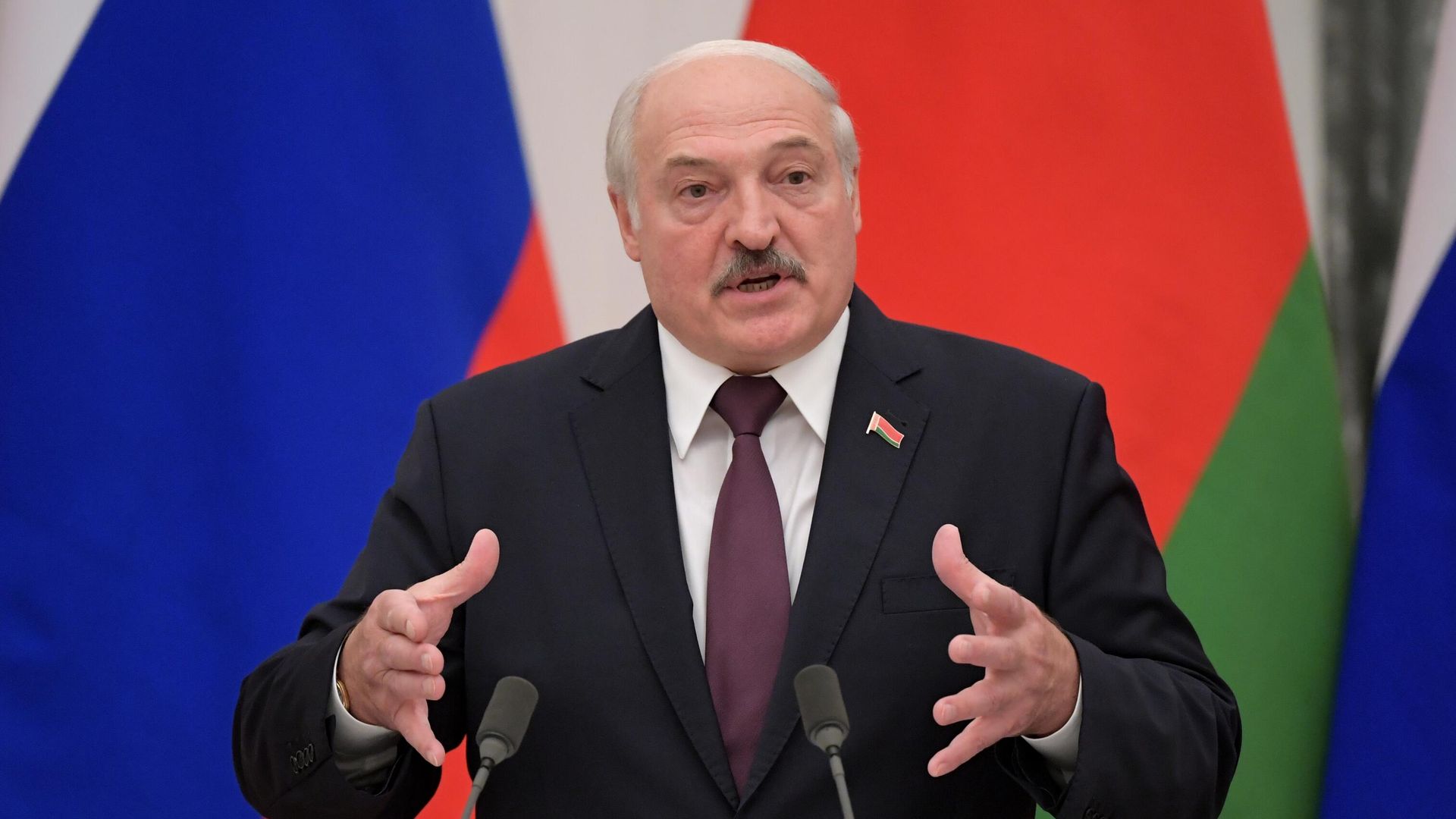 Президент Белоруссии Александр Лукашенко Президент Белоруссии Александр Лукашенко - РИА Новости, 1920, 14.02.2022