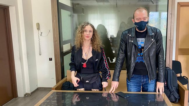 Участница группы Pussy Riot Мария Алехина в Преображенском суде Москвы
