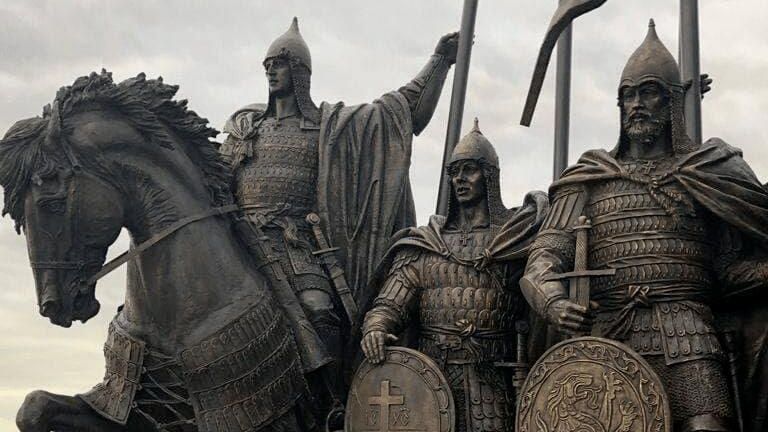Памятник Александру Невскому и дружине на берегу Чудского озера - РИА Новости, 1920, 11.09.2021