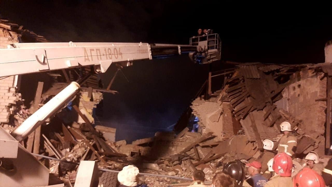 На месте взрыва газа в жилом доме под Ельцом На месте взрыва газа в жилом доме под Ельцом - РИА Новости, 1920, 11.09.2021