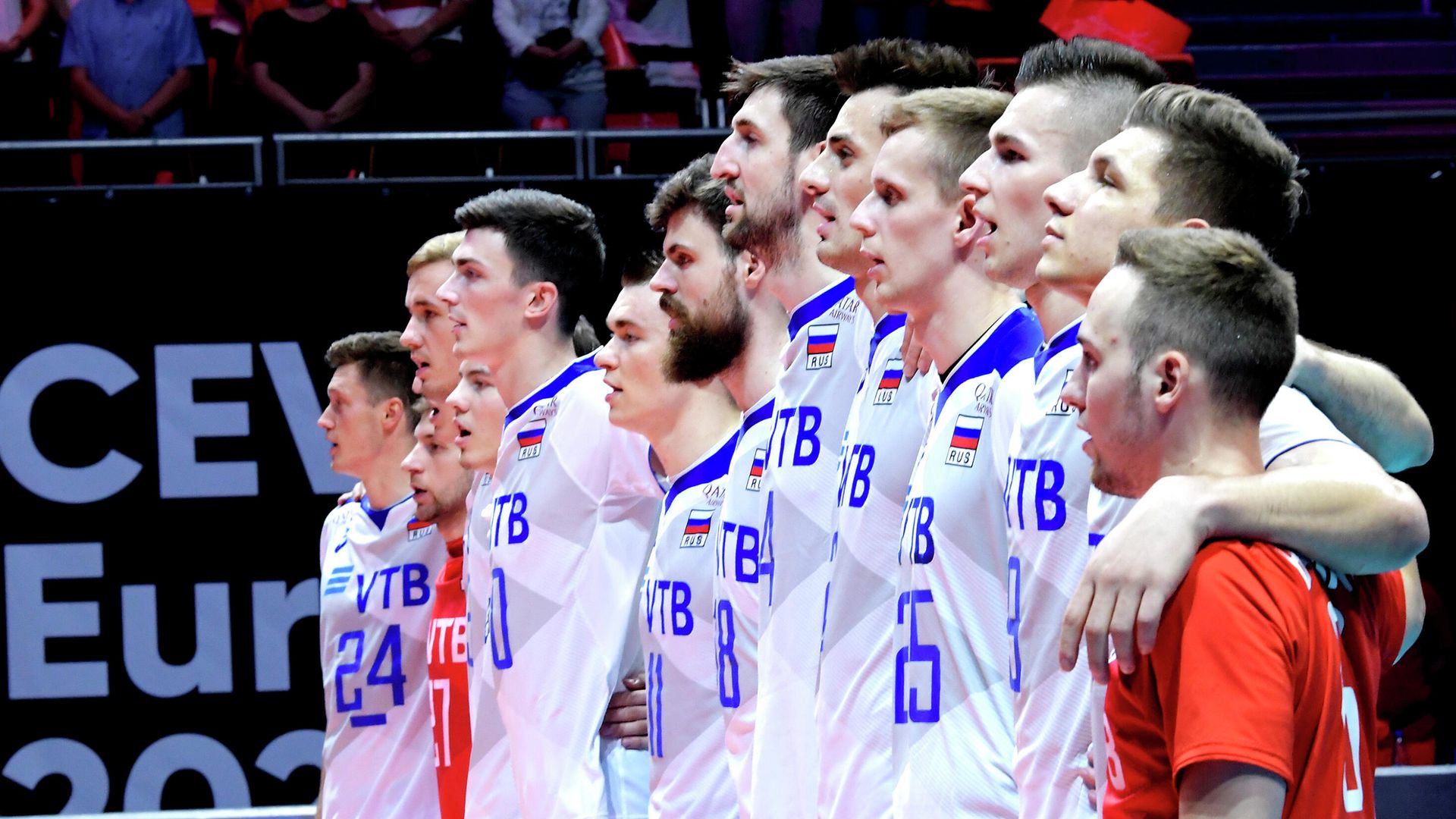 Мужская сборная России по волейболу на чемпионате Европы Мужская сборная России по волейболу на чемпионате Европы - РИА Новости, 1920, 12.09.2021