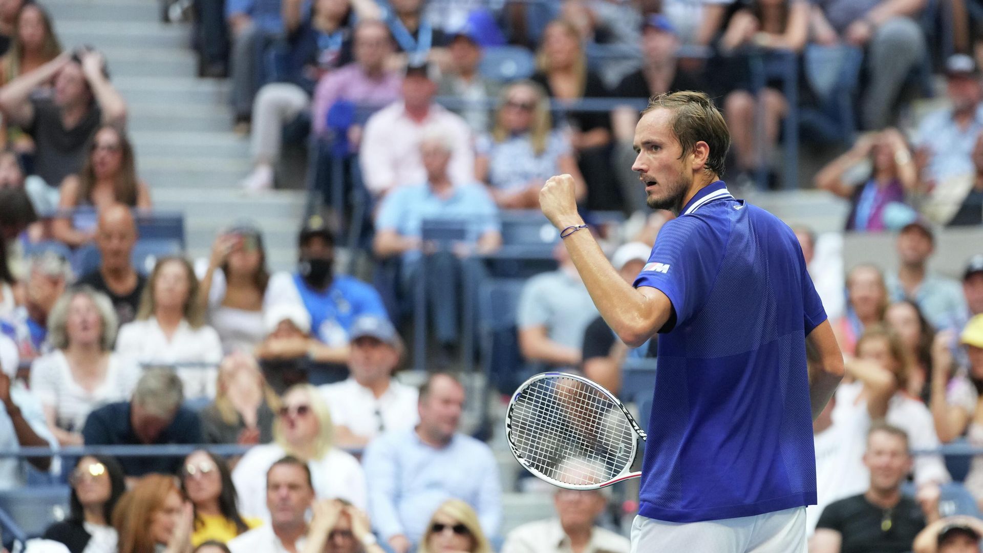 Российский теннисист Даниил Медведев после победы на US Open Российский теннисист Даниил Медведев после победы на US Open - РИА Новости, 1920, 13.09.2021