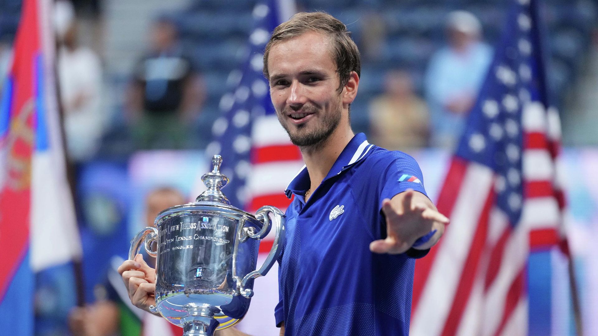Российский теннисист Даниил Медведев - победитель US Open. Российский теннисист Даниил Медведев - победитель US Open. - РИА Новости, 1920, 21.09.2021