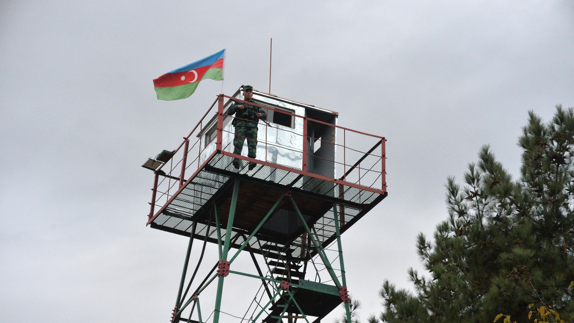 Азербайджанские пограничники Азербайджанские пограничники - РИА Новости, 1920, 28.11.2022
