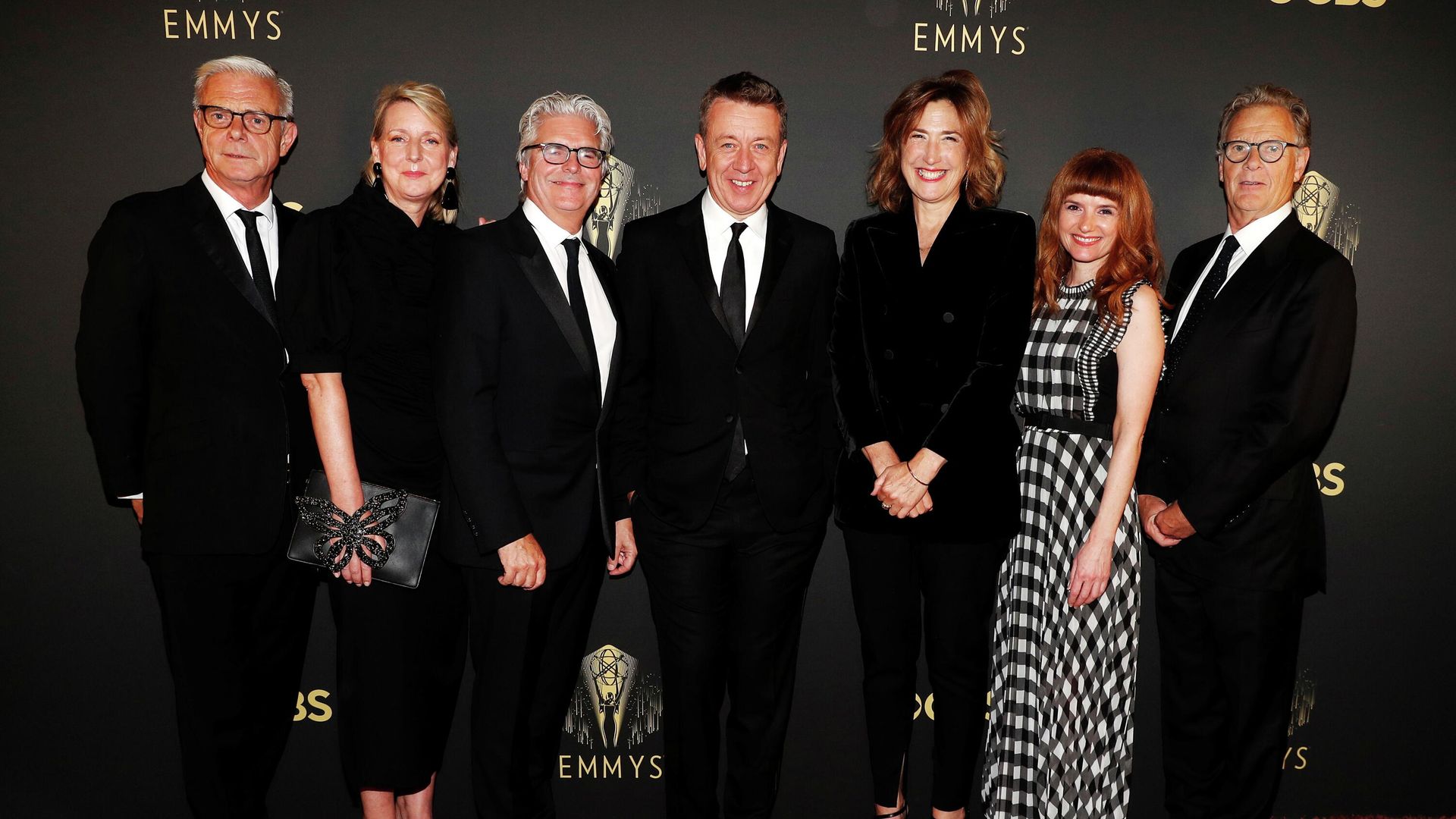 Создатели сериала Корона на церемонии вручения телевизионной премии Эмми в Лос-Анджелесе Создатели сериала Корона на церемонии вручения телевизионной премии Эмми в Лос-Анджелесе - РИА Новости, 1920, 20.09.2021