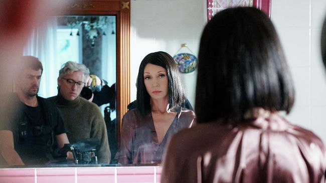 Кристина Орбакайте на съемках сериала Тест на Беременность
