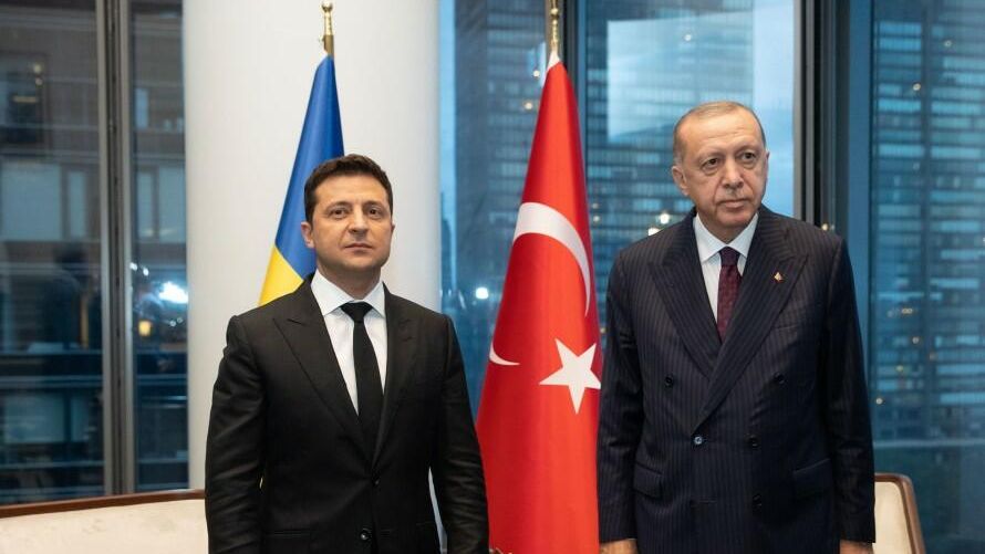 Президент Украины Владимир Зеленский и президент Турции Тайип Эрдоган  - РИА Новости, 1920, 31.03.2022