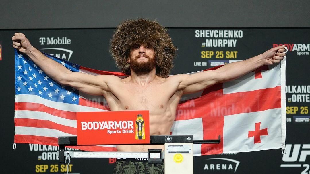 Грузинский боец UFC Мераб Двалишвили Грузинский боец UFC Мераб Двалишвили - РИА Новости, 1920, 26.09.2021