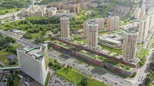 Проект торгового центра на западе Москвы 
