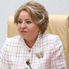 Председатель Совета Федерации РФ Валентина Матвиенко на заседании Совета Федерации РФ Председатель Совета Федерации РФ Валентина Матвиенко на заседании Совета Федерации РФ
