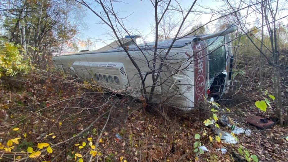 ДТП с участием автобуса в Хабаровском крае ДТП с участием автобуса в Хабаровском крае - РИА Новости, 1920, 03.10.2021