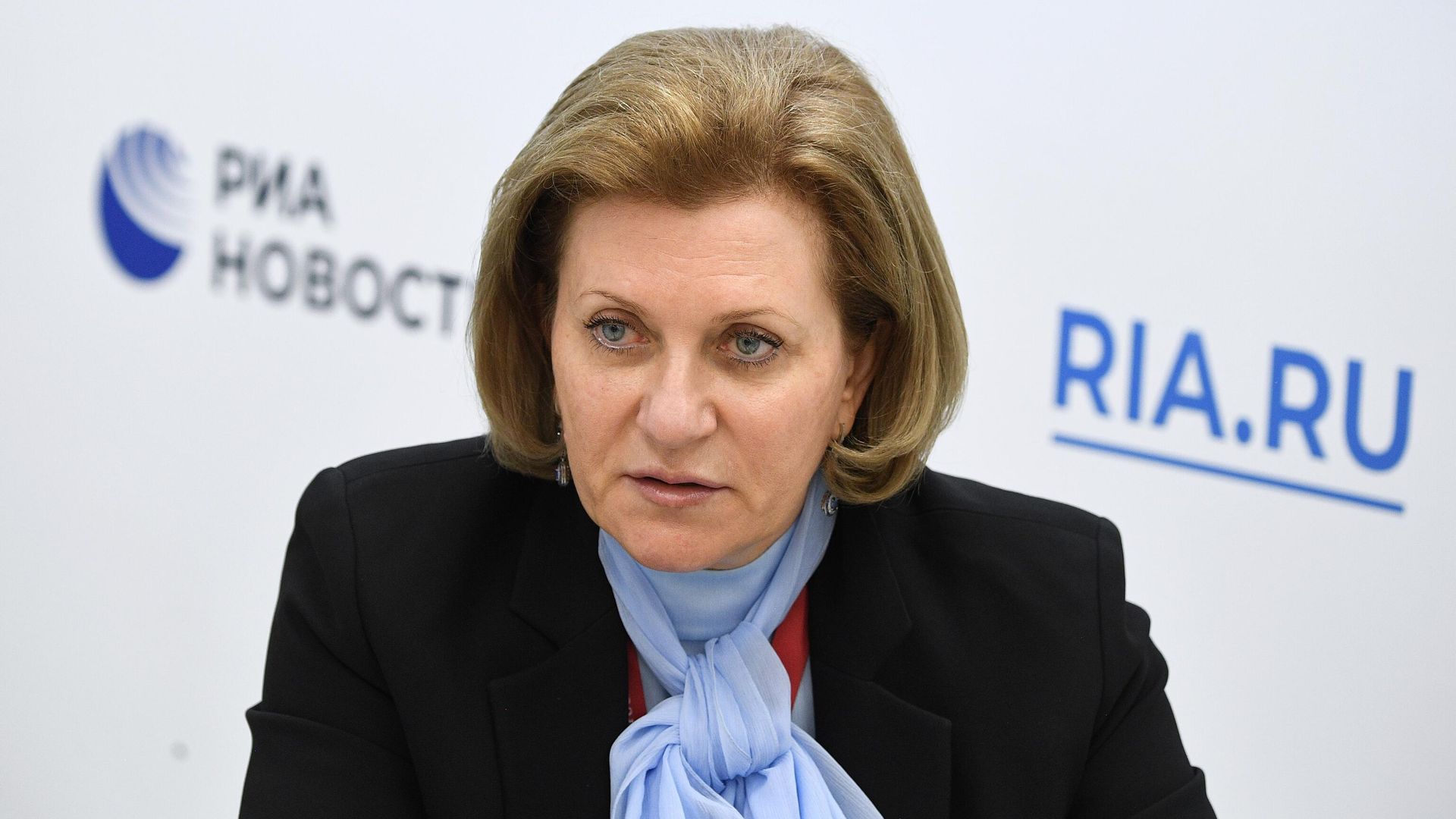 Руководитель Роспотребнадзора - главный государственный санитарный врач РФ Анна Попова Руководитель Роспотребнадзора - главный государственный санитарный врач РФ Анна Попова - РИА Новости, 1920, 14.01.2022