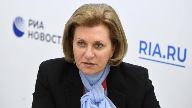 Руководитель Роспотребнадзора - главный государственный санитарный врач России Анна Попова