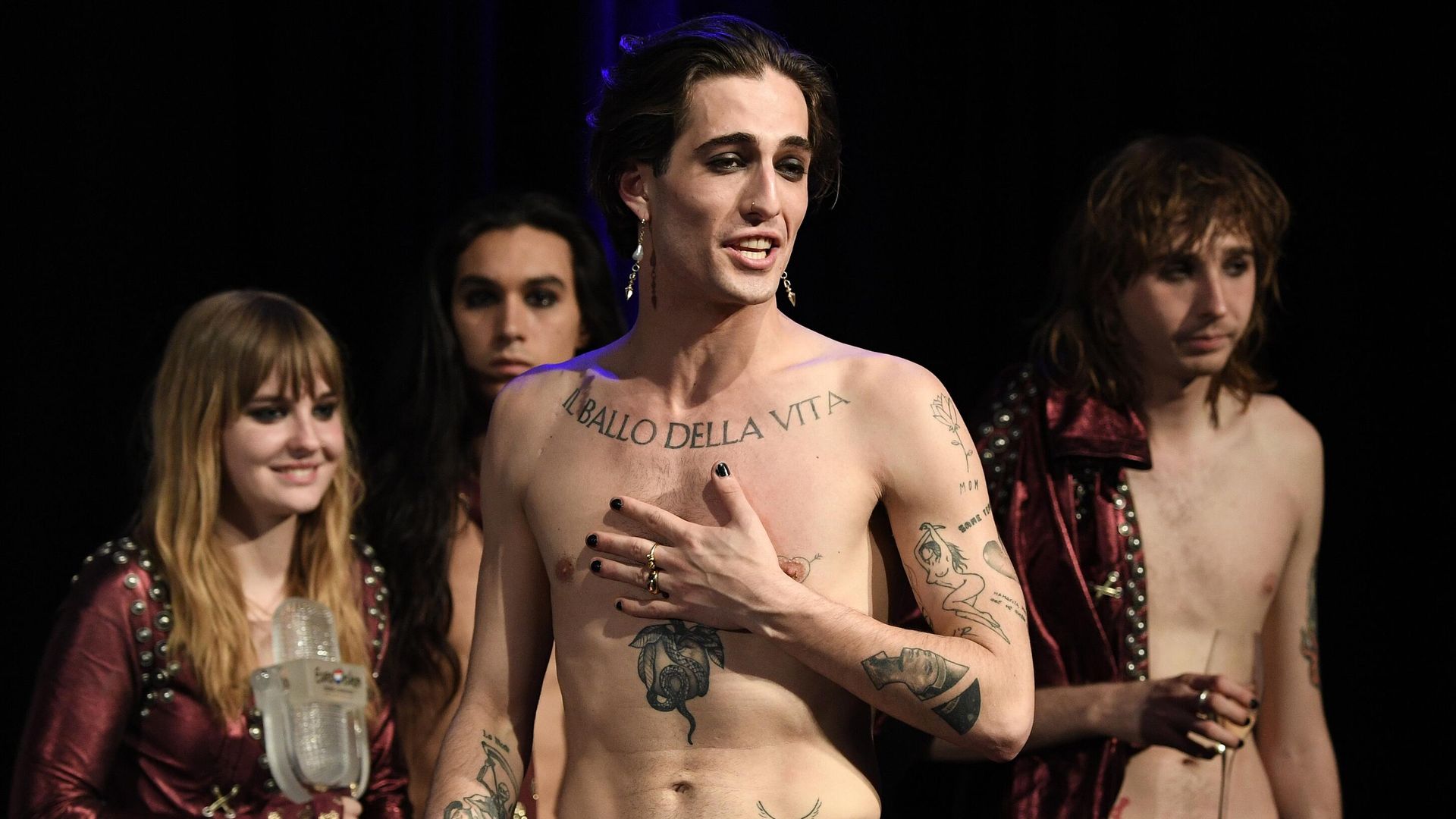 Участники группы Maneskin Участники группы Maneskin - РИА Новости, 1920, 07.07.2022