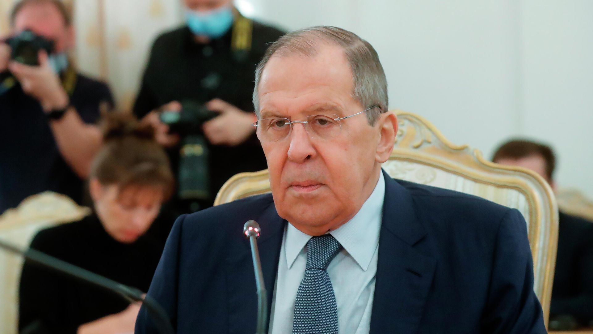 Министр иностранных дел РФ Сергей Лавров во время встречи в Москве с министром иностранных дел Ирана Хосейном Амиром Абдоллахияном Министр иностранных дел РФ Сергей Лавров во время встречи в Москве с министром иностранных дел Ирана Хосейном Амиром Абдоллахияном - РИА Новости, 1920, 08.10.2021