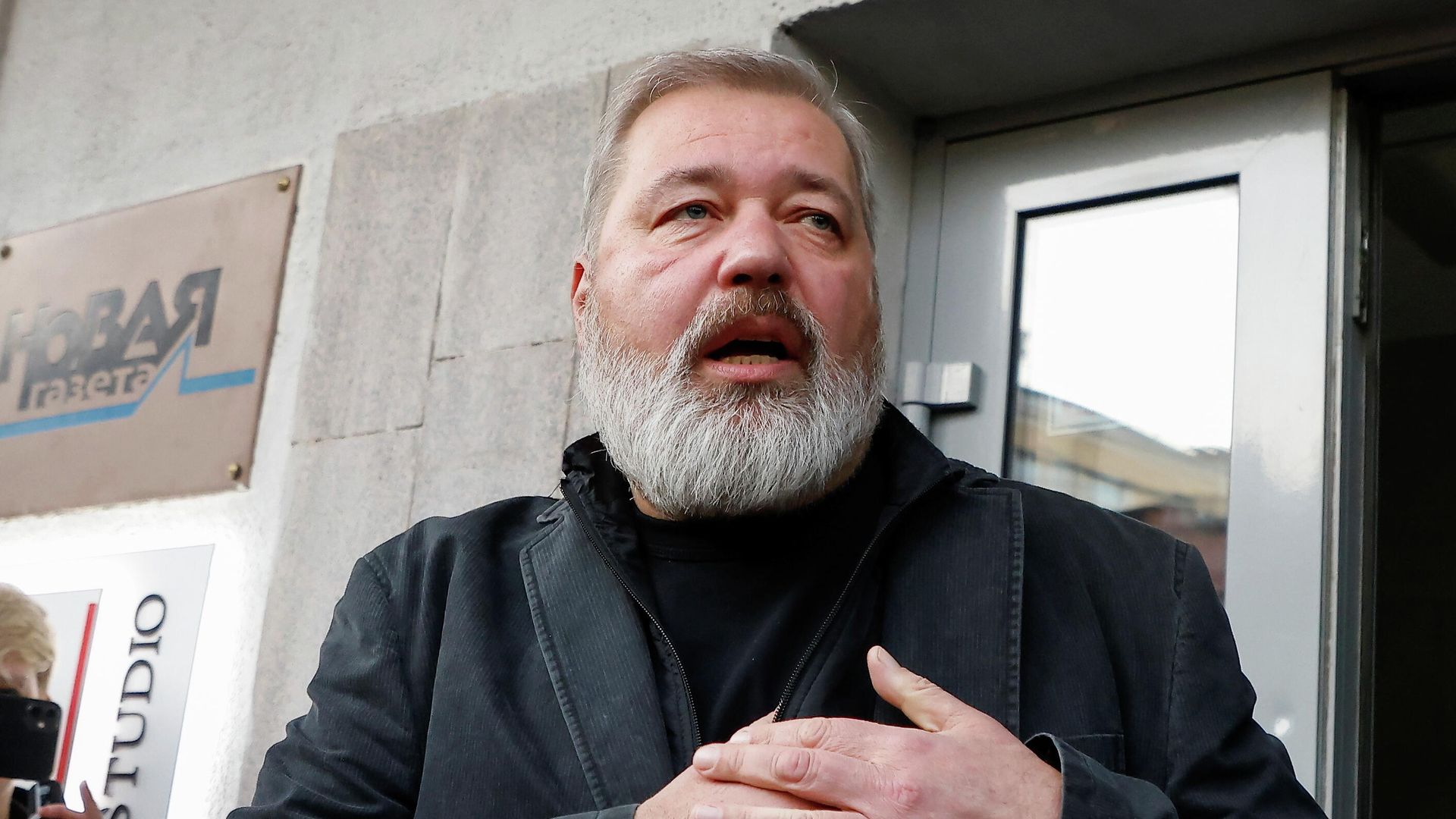 Главный редактор Новой газеты Дмитрий Муратов в Москве Главный редактор Новой газеты Дмитрий Муратов в Москве - РИА Новости, 1920, 13.10.2021