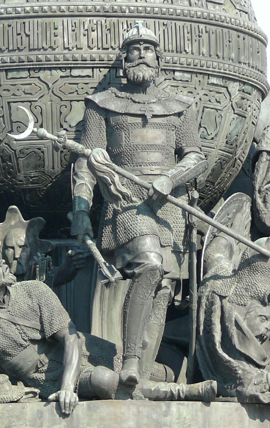 Дмитрий Донской на Памятнике 1000-летие России в Великом Новгороде - РИА Новости, 1920, 04.09.2026