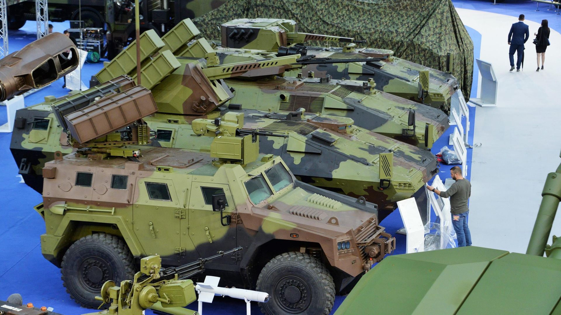 Военная техника на международной выставке вооружения и военной техники - РИА Новости, 1920, 15.04.2025