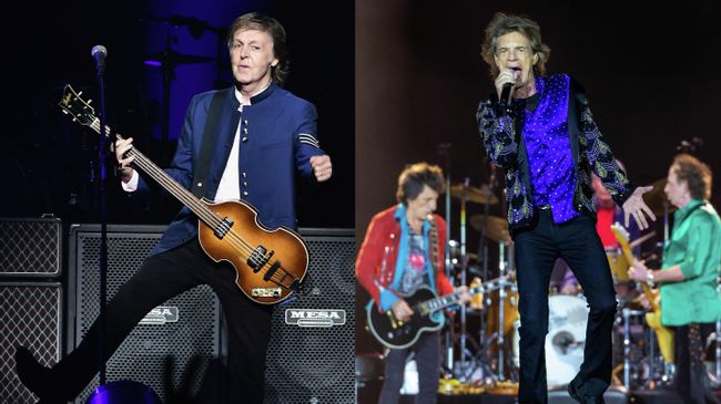 Пол Маккартни и участники группы The Rolling Stones Пол Маккартни и участники группы The Rolling Stones