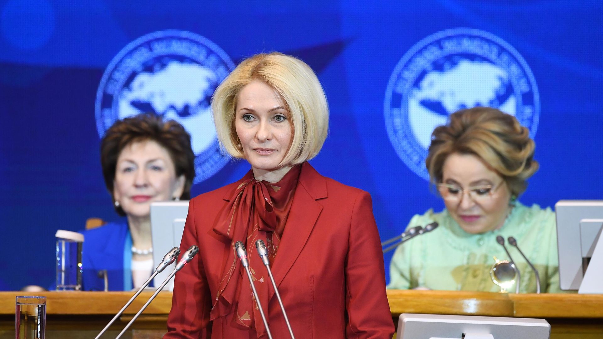 Заместитель председателя правительства РФ Виктория Абрамченко выступает на пленарной сессии в рамках третьего Евразийского женского форума Заместитель председателя правительства РФ Виктория Абрамченко выступает на пленарной сессии в рамках третьего Евразийского женского форума - РИА Новости, 1920, 13.10.2021