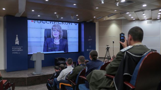 Заместитель министра культуры РФ Алла Манилова на официальной церемонии открытия электронной казачьей библиотеки Заместитель министра культуры РФ Алла Манилова на официальной церемонии открытия электронной казачьей библиотеки