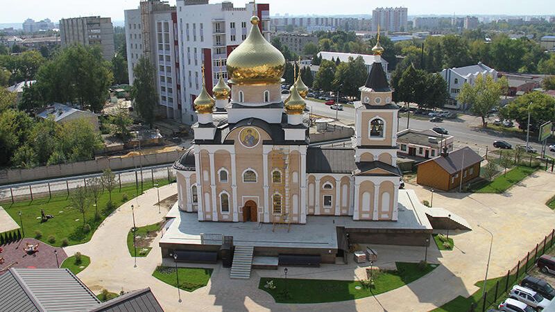 Храм Казанской иконы Божией Матери при Академии ФСО России в городе Орле Храм Казанской иконы Божией Матери при Академии ФСО России в городе Орле - РИА Новости, 1920, 17.10.2021