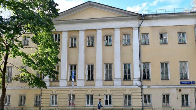 Старинный дом на Погодинской улице в Москве