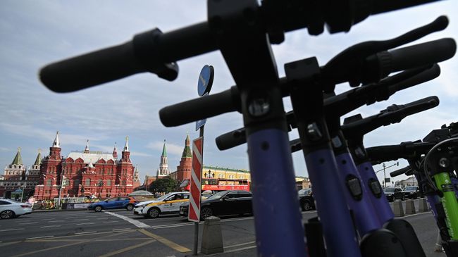 Стойка проката электросамокатов в Москве Стойка проката электросамокатов в Москве