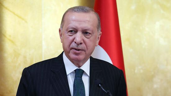 Президент Турции Реджеп Тайип Эрдоган во время выступления в парламенте Анголы Президент Турции Реджеп Тайип Эрдоган во время выступления в парламенте Анголы - РИА Новости, 1920, 21.10.2021