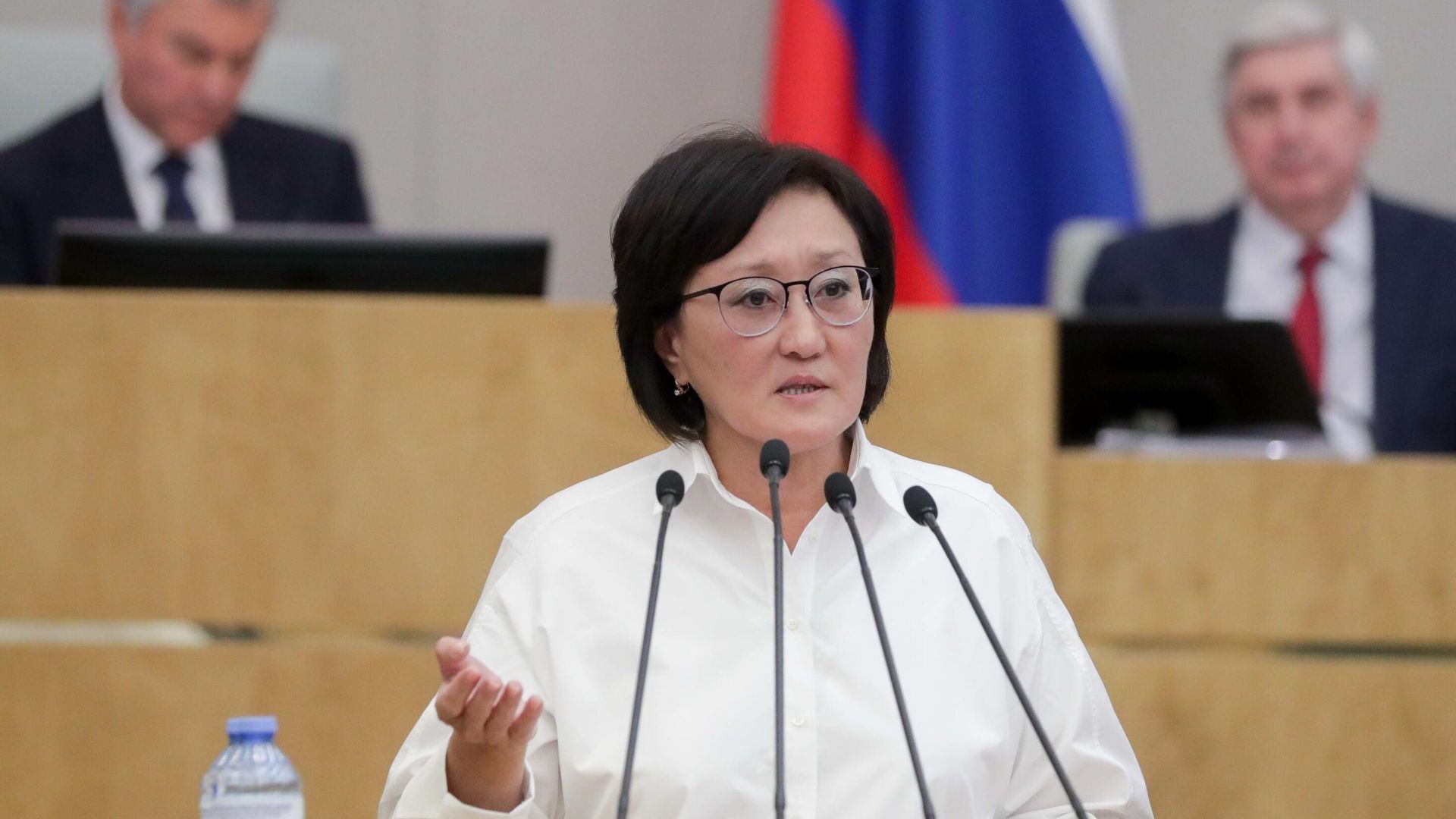 Сардана Авксентьева выступает на пленарном заседании Государственной Думы России Сардана Авксентьева выступает на пленарном заседании Государственной Думы России - РИА Новости, 1920, 18.01.2023