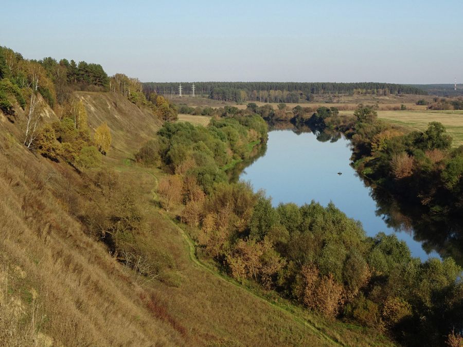 Городище Дуна, вид на Оку Городище Дуна, вид на Оку