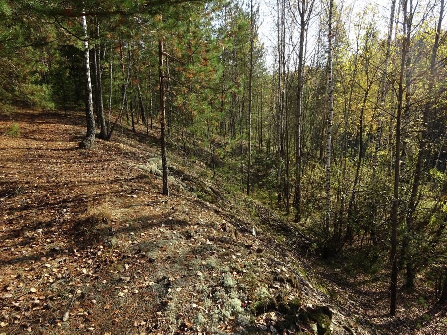 Суворовские карьеры, спуск к озеру Бам Суворовские карьеры, спуск к озеру Бам