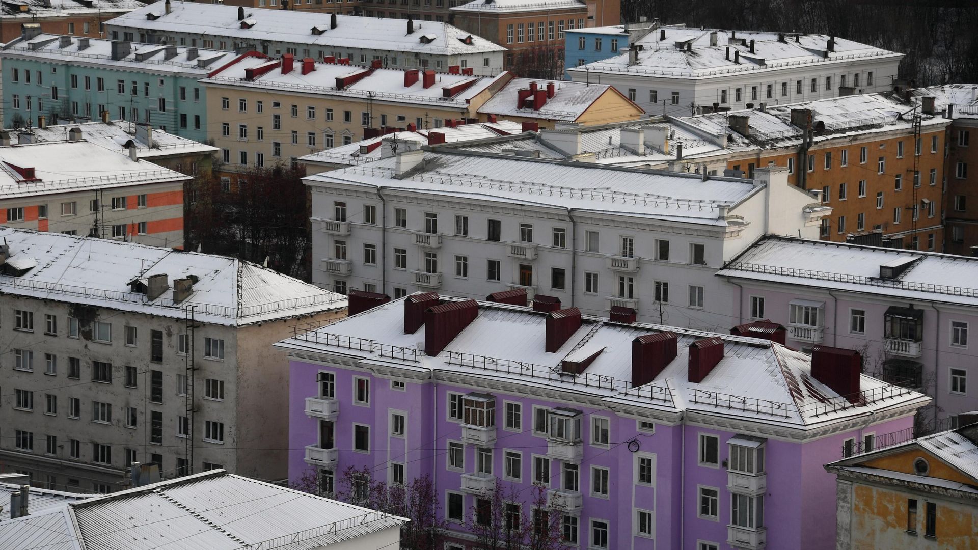Вид на жилые кварталы города Мурманска - РИА Новости, 1920, 23.04.2024
