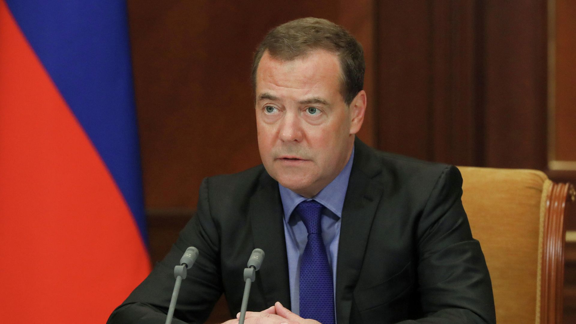 Заместитель председателя Совета безопасности РФ Дмитрий Медведев Заместитель председателя Совета безопасности РФ Дмитрий Медведев - РИА Новости, 1920, 15.02.2022