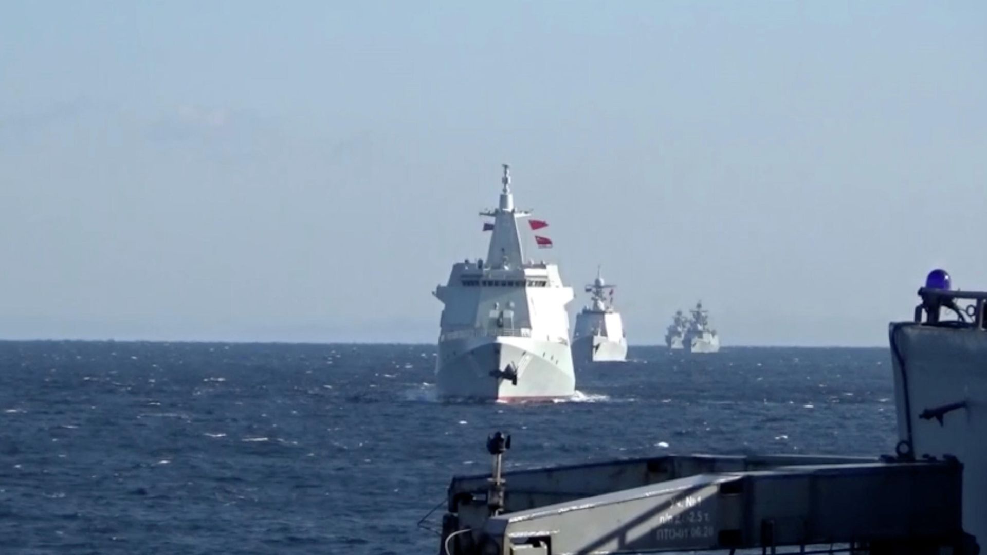 Боевые корабли России и Китая впервые проводят совместное патрулирование в Тихом океане. - РИА Новости, 1920, 21.12.2023